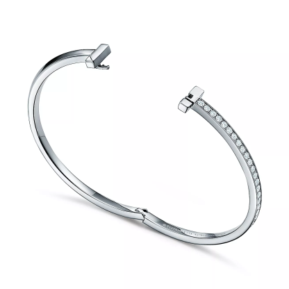 T1 Narrow Diamond Hinged Bangle